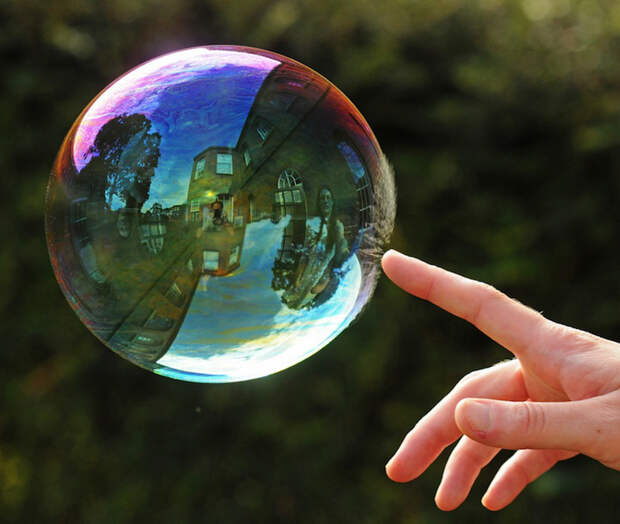 milniepuziri 13 Мир в отражении мыльных пузырей