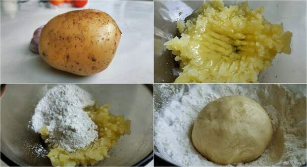 Делаем картофельное тесто