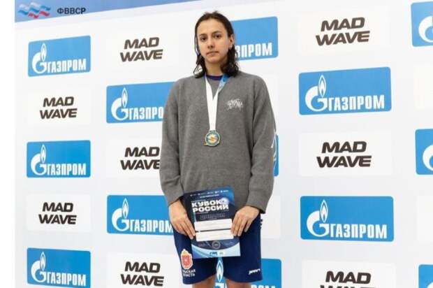 Тульская спортсменка дважды стала победительницей Кубка России по плаванию