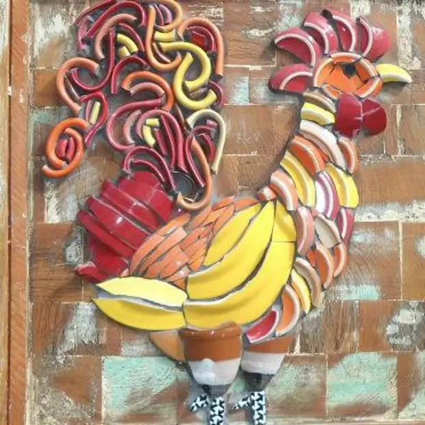 Вот такую красоту можно сделать из черепков битой посуды - Сделай сам ...