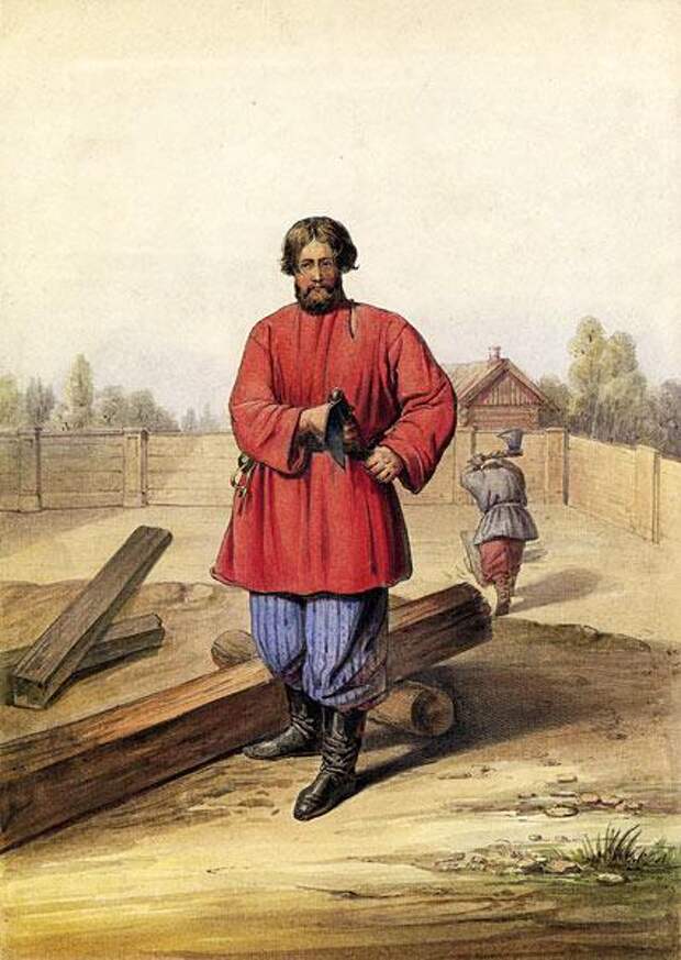 Русский мужик картины