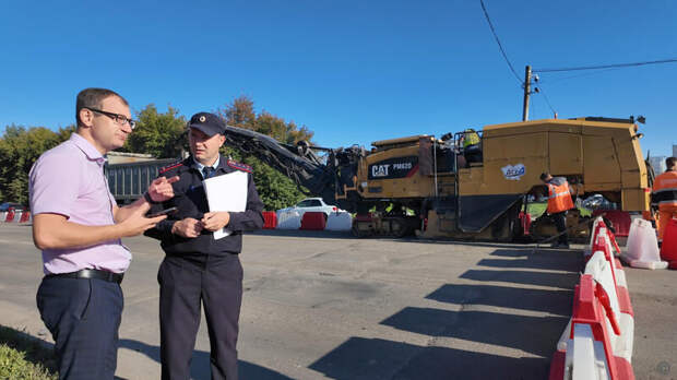 Ремонт дороги Павловского тракта / Фото: администрация Барнаула