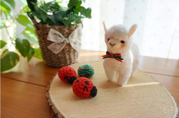 Картинка валяная овечка своими руками