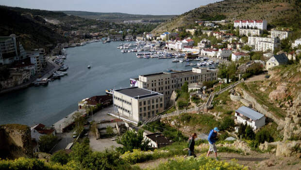 Вид на бухту Балаклавы, Крым