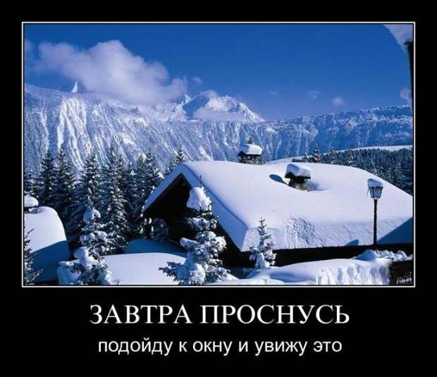 Зимние демотиваторы Зимние демотиваторы