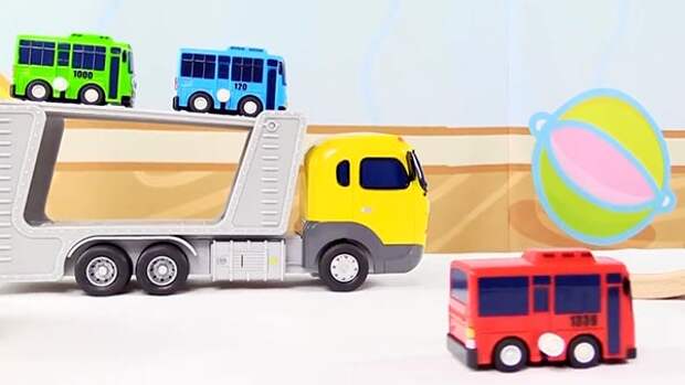 Kinderfilm - Tayo der kleine Bus - Der Fahrzeugtransporter