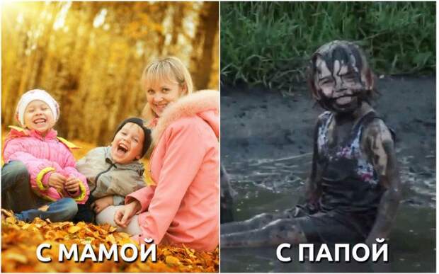 Отличия родителей в воспитании детей Отличия родителей в воспитании детей