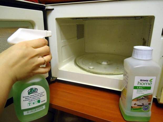 Моющее средство для очистки микроволновки от жира
