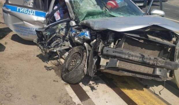 Появились подробности ДТП с внедорожником и машиной ДПС под Балахной