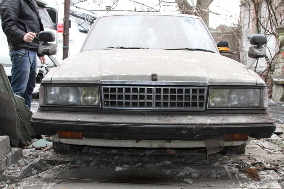 Toyota Mark II 1984-го года замурованная за стеной Mark II, toyota, находка