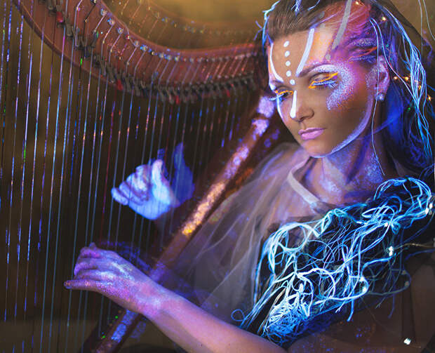 В Крыму устроят уникальный перформанс «Арфа в темноте»