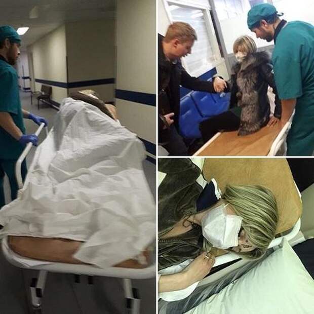 Друзья привезли певицу в Склиф Друзья привезли певицу в Склиф
