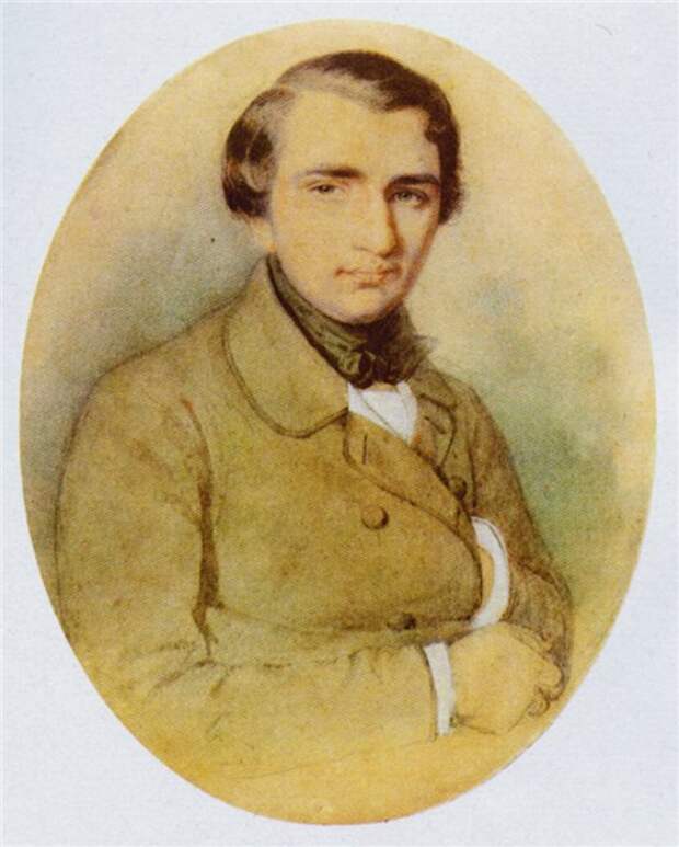 Иван Тургенев в молодости. Рисунок Кирилла Горбунова, 1838 год.jpg