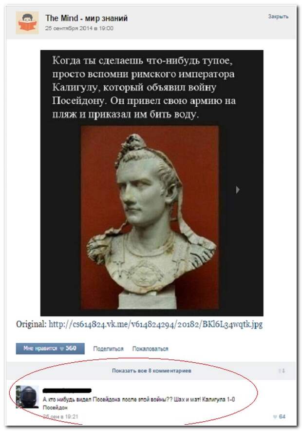 Смешные комментарии из социальных сетей 04.10.14 комментарии, прикол, соцсети, юмор