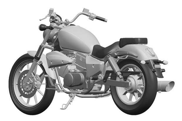 Новый Hyosung GV250 (патентные фотографии)