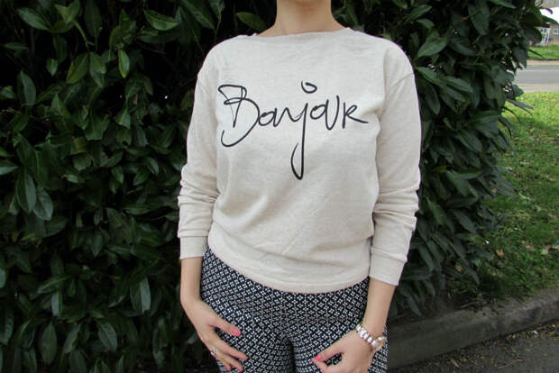 a slogan sweater a slogan sweater