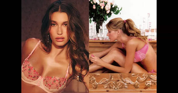25 лет спустя: Хейли Бибер повторила образ Жизель Бундхен в съёмке для Victoria's Secret