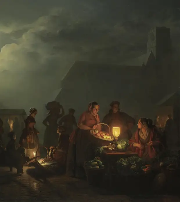 Художник Petrus van Schendel (1806–1870)