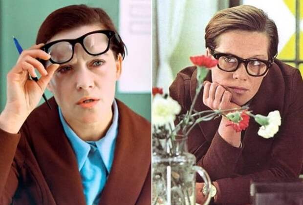 Алиса Фрейндлих в фильме *Служебный роман*, 1977 | Фото: bigpicture.ru и whatzup.com.ua