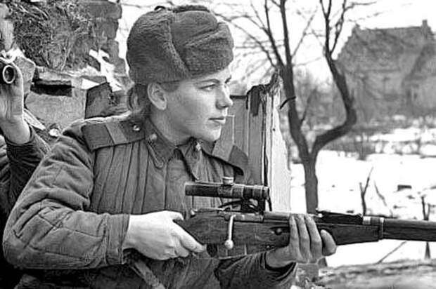 Советский снайпер Роза Шанина. | Фото: i.ucrazy.ru.