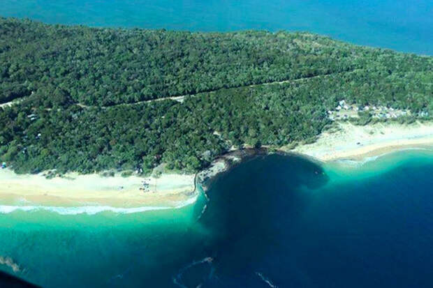Campers have been forced to flee their campsite during a terrifying midnight sinkhole collapse on an Australian tropical headland.