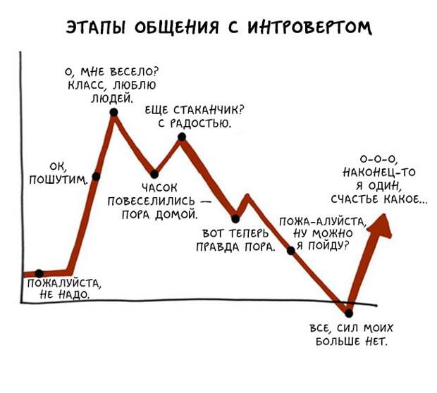 графики как понимать интровертов 