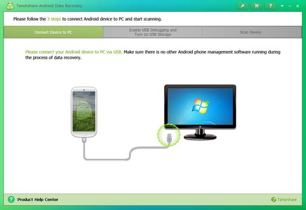 Tenorshare Android Data Recovery - бесплатная лицензия