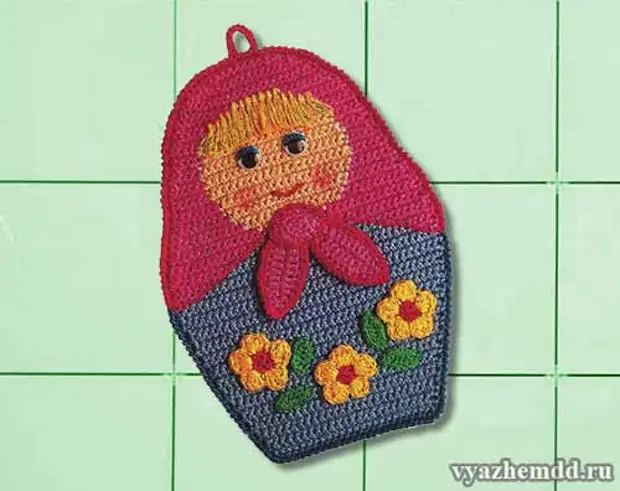 Матрешка крючком схема и описание