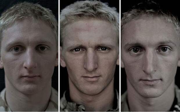 Военный портрет до, во время и после (2)
