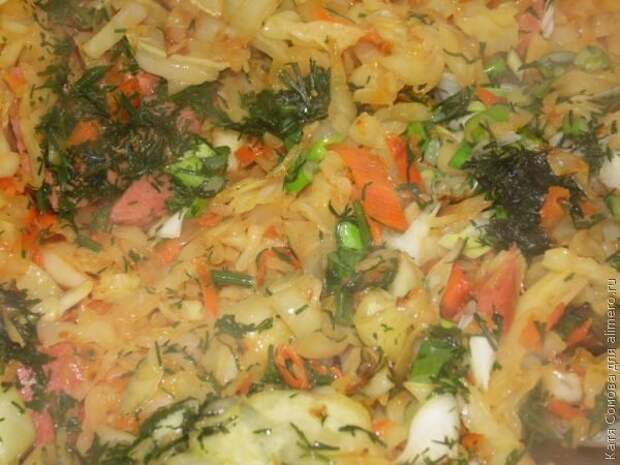 Картофельный рулет с капустой