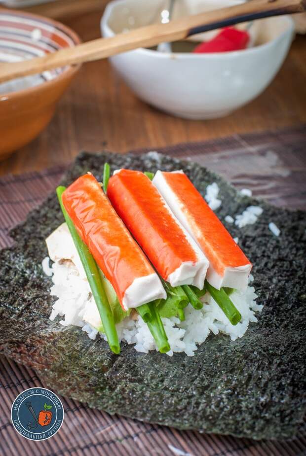 Онигирадзу(Onigirazu). Суши-сэндвич. Из Одессы с морковью, Кулинария, Еда, Рецепт, Длиннопост, Фотография, Япония