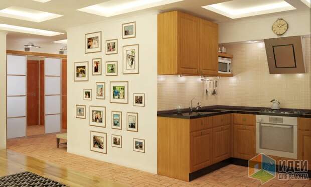 Кухонный гарнитур выполнен из стандартных модулей, предлагаемых небольшим местным производством, фасады - мдф, столешница - пластик, стоимость вместе со "шкафом", в котором спрятан холодильник - порядка 45 тысяч рублей.