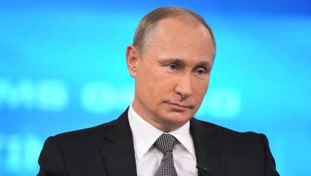 Президент России Владимир Путин отвечает на вопросы россиян в ежегодной специальной программе Прямая линия с Владимиром Путиным