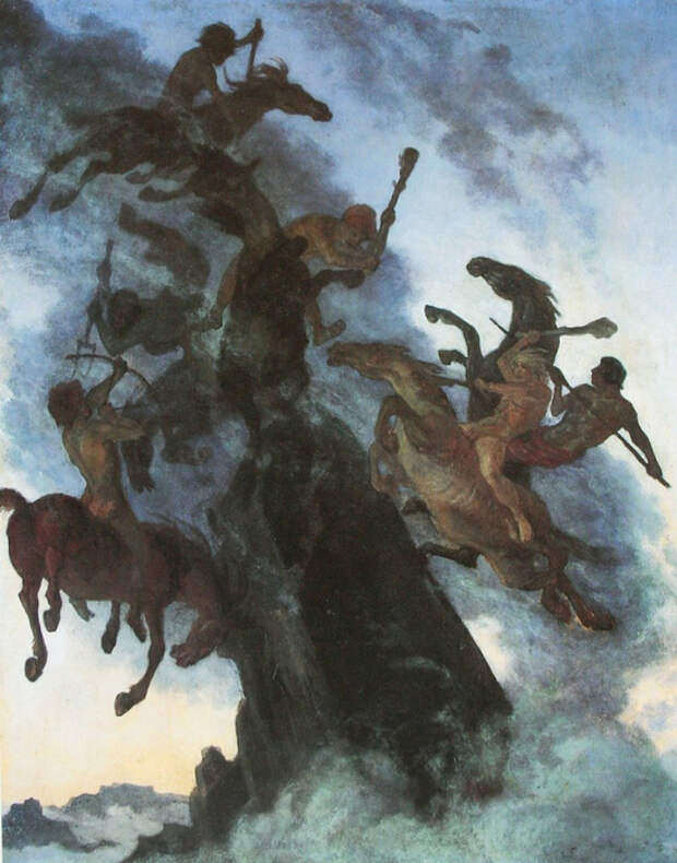 Альберт Вельти - «Nebelreiter», 1896 год.
