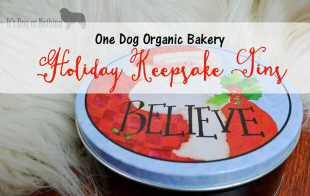 With the holiday season upon us, we're celebrating with the adorable Holiday Keepsake Tins from One Dog Organic Bakery.