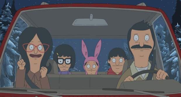 Christmas in the car bobs burgers