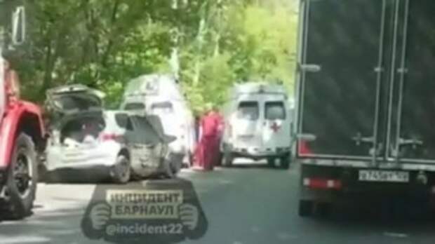 ДТП на Лесном тракте / Фото: кадр из видео 