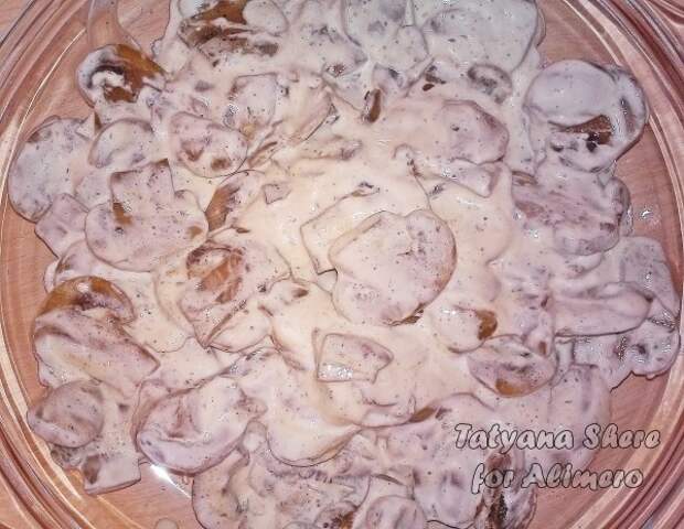 Грибы в сметане Грибы в сметане