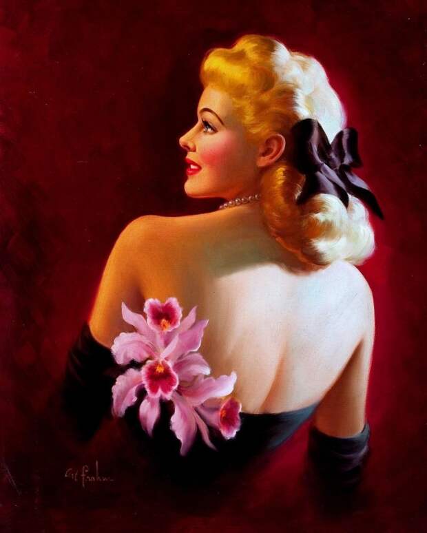 Красотки! Художник-иллюстратор Art Frahm (1907-1981)