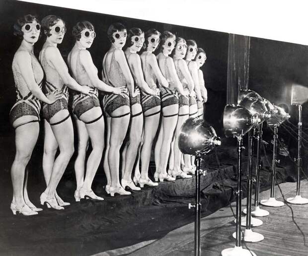 19. Девушки из кордебалета, США, 1929 год век, мир, прошлое, снимок, событие, странность, фотография
