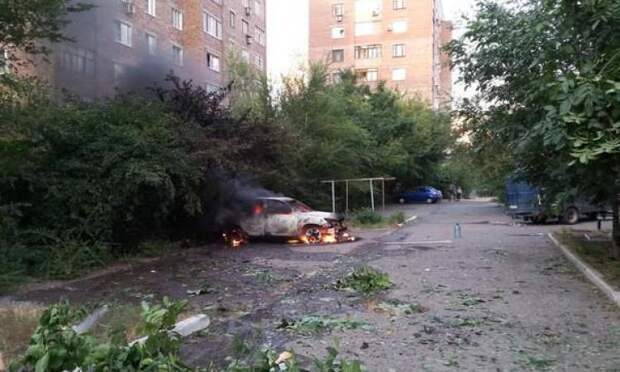 Очередной обстрел Донецка