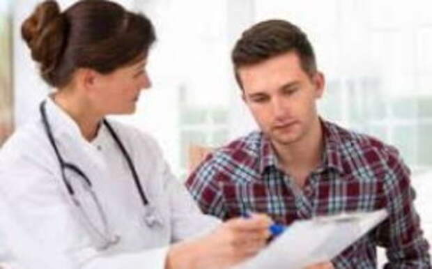 обследование, врач, мужчина