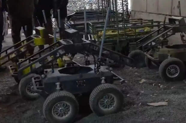 На выставке в Киеве показали украинские наземные роботизированные комплексы