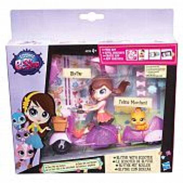 Игровой набор Littlest Pet Shop Блайс на скутере