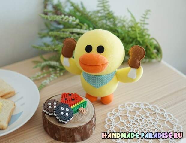 Утенок из носков. Мастер-класс (8)