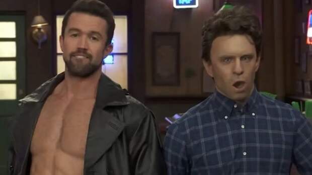 mac and dennis doll always sunny