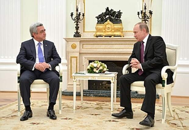 Встреча с Президентом Армении Сержем Саргсяном