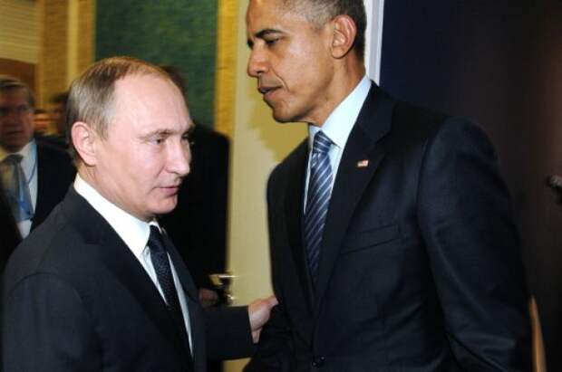 Встреча Путина и Обамы в Париже продолжалась более получаса