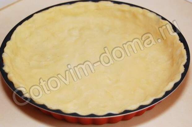 Пирог с лисичками