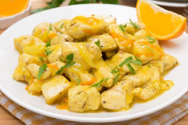 Курица в цитрусовом соусе Курица в цитрусовом соусе